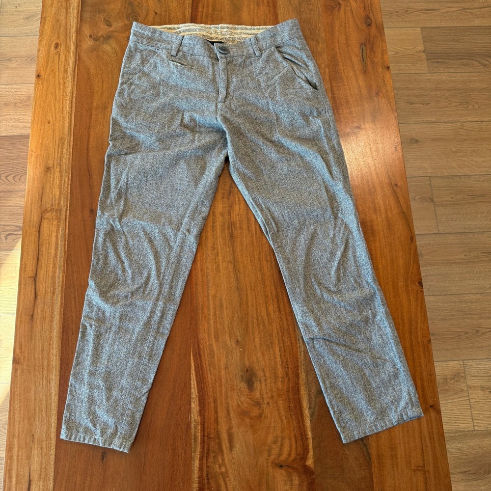 Feral Childe‎ Women's Brown/Gray Cropped Trouser Size XS
